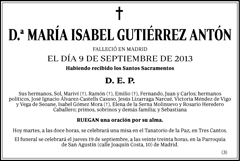 María Isabel Guitiérrez Antón